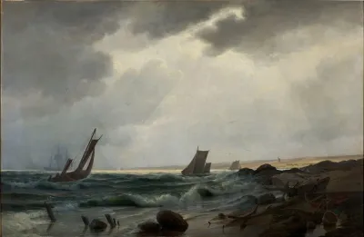Costal Scene North Of Aarsdale
