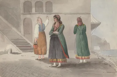 Costume At Procida Naples