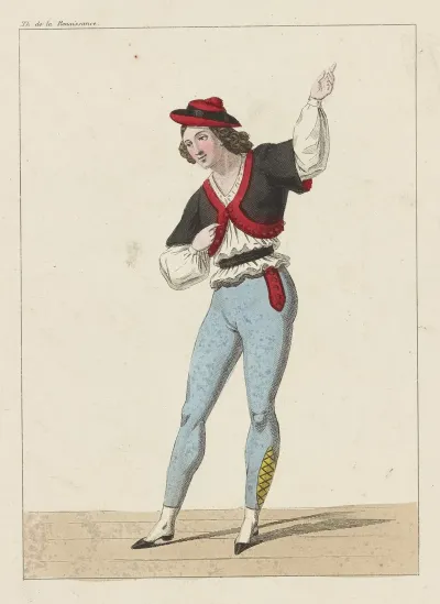 Costume De Perrot Role De Zingaro Dans La Piece De Ce Nom Opera Th De La Renaissance