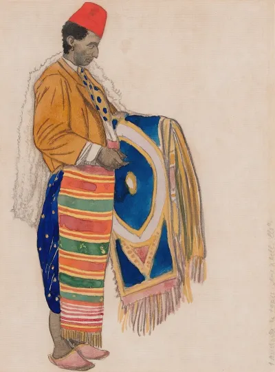 Costume Design For Aladin Ou La Lampe Merveilleuse Le Marchand De Tapis