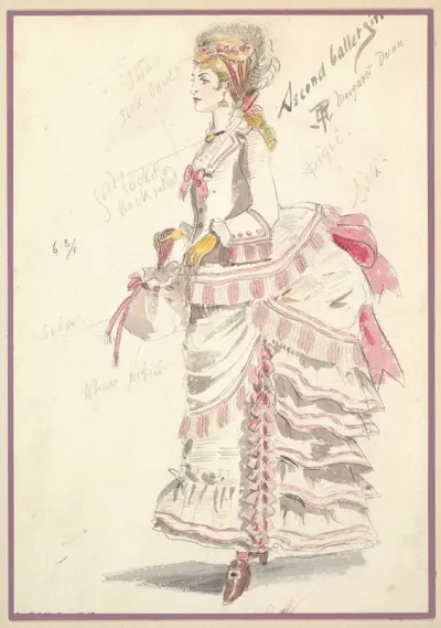 Costume Design For Second Ballet Girl