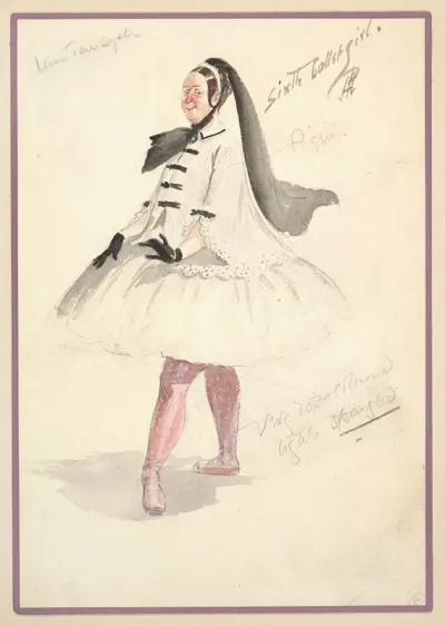 Costume Design For Sixth Ballet Girl