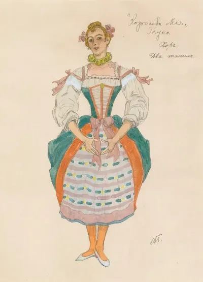 Costume Design For The May Queen Iv
