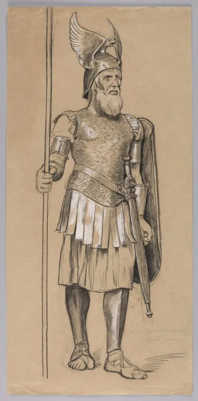 Costume Design For Wotan As The God Of War 2