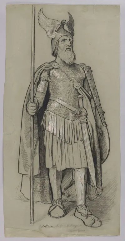 Costume Design For Wotan As The God Of War