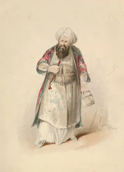 Costume Study For Osmin In The Abduction From The Seraglio By W A Mozart