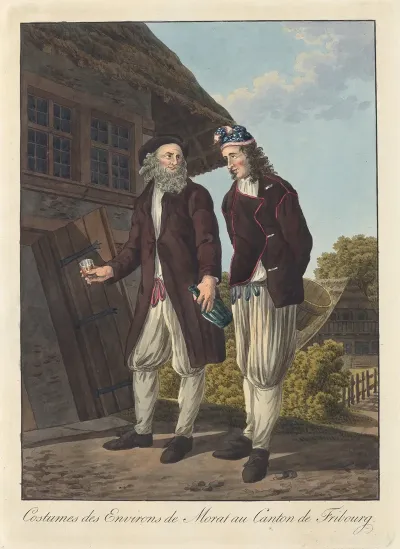 Costumes Des Environs De Morat Au Canton De Fribourg