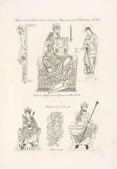 Costumes Du Xe Siecle Extraits De Divers Manuscrits De La Bibliotheque Du Roi