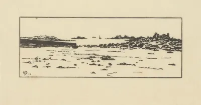 Cote De Roscoff Maree Basse
