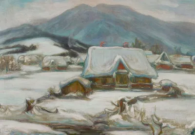 Cottages In The Snow
