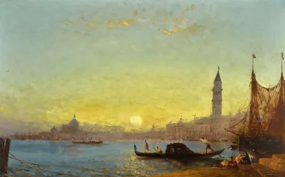 Coucher De Soleil A Venise
