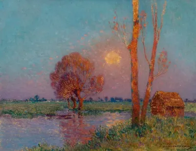Coucher De Soleil En Briere
