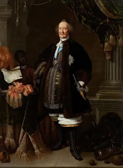 Count Johan Maurits Van Nassau Siegen 1604 1679 As The Grandmaster Of The Knights Of Malta