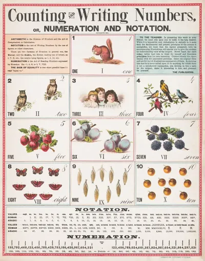 Counting And Writing Numbers Or Numeration And Notation