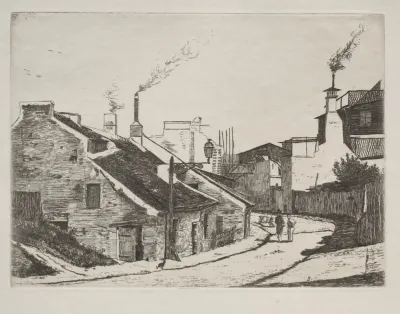 Country Street In Alouette
