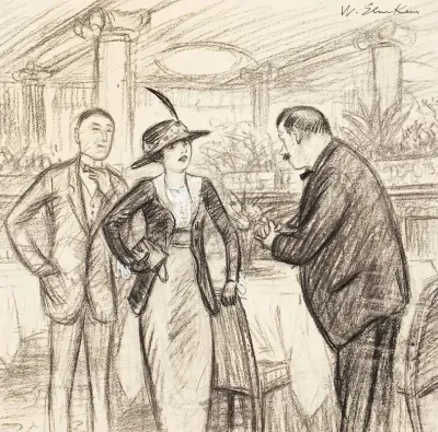 Couple At A Cafe