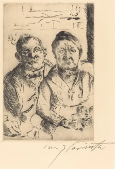 Couple From East Prussia Ostpreussisches Ehepaar