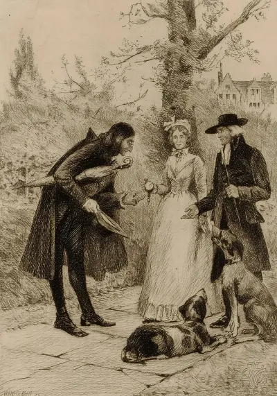 Couple Meeting A Man