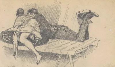 Couple On A Cot