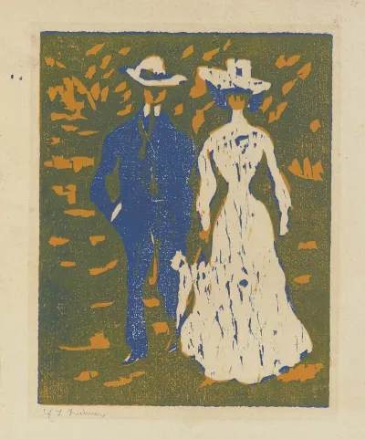Couple Taking A Stroll 2