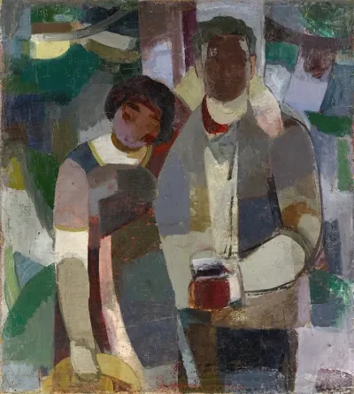 Couple Under Trees The Artist And His Wife