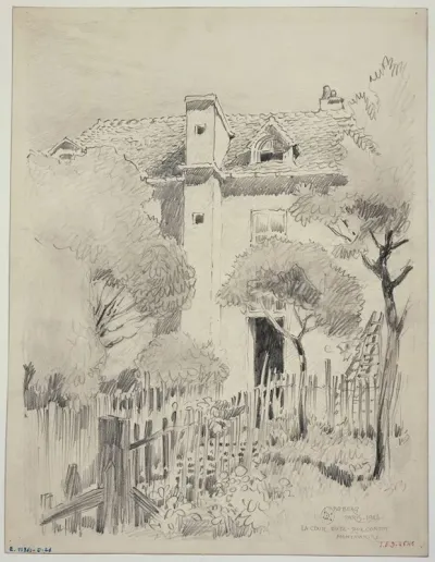 Cour Dune Maison 12 Rue Cortot