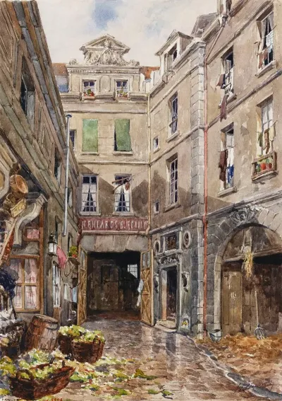 Cour Dune Maison Ancienne 25 Rue Du Jour
