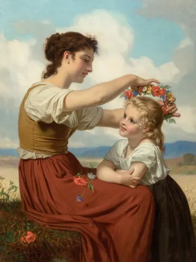 Couronne De Fleurs Des Champs Crown Of Field Flowers