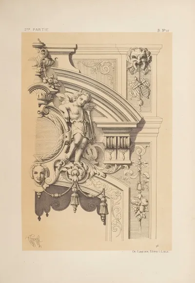 Couronnement De Loge Davant Scene