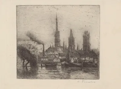 Cours La Reine Ou Bords De La Seine Rouen