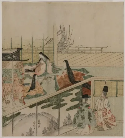 Court Ladies Making Dolls