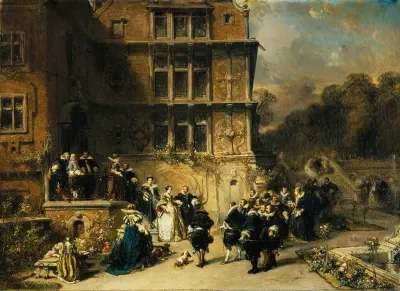 Court Reception At A Chateau