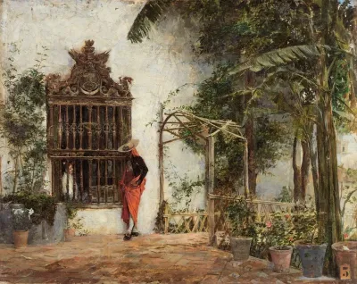 Courting By The Window Grille