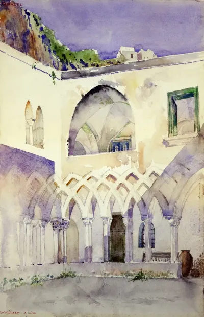Courtyard Capucine Monastery Amalfi
