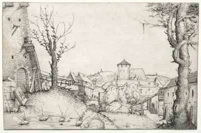 Courtyard Of A Castle