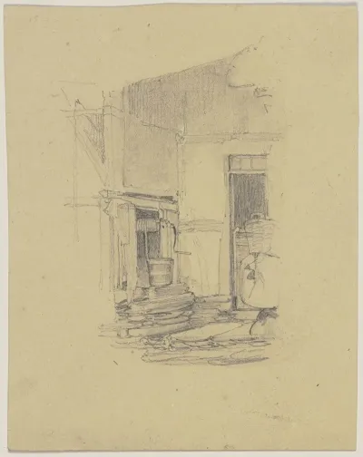 Courtyard With Fountain