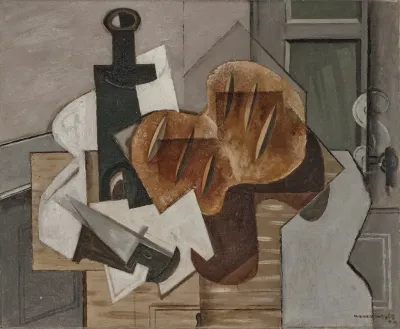 Couteau Bouteille Et Pain Breton