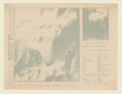 Couverture Du Programme Pour Au Dela Des Forces Humaines De B Bjornson Au Theatre De Loeuvre