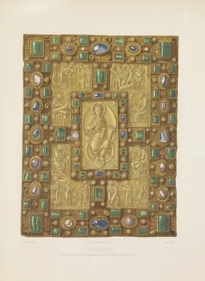 Couverture Dun Evangeliaire De Labbaye De St Emeran