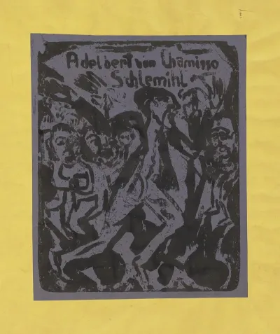 Cover Of The Woodcut Series Schlemihl