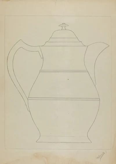 Covered Water Pitcher