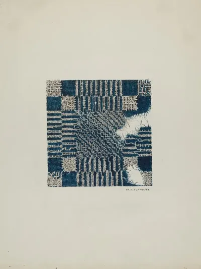 Coverlet Section Of 3