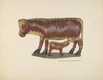 Cow And Calf Toy