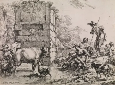 Cow Drinking
