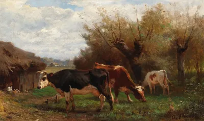 Cows Grazing