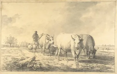 Cows In A Landscape 2