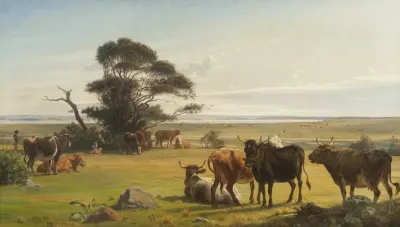 Cows In A Meadow 5