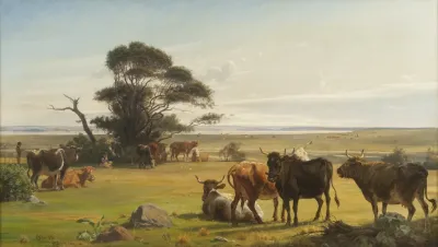 Cows In A Meadow 6