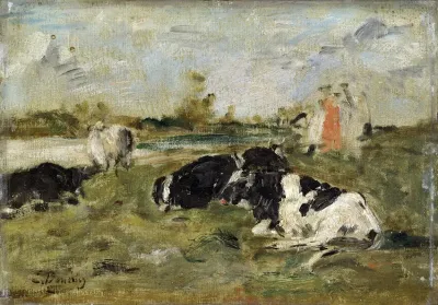 Cows In A Meadow 9