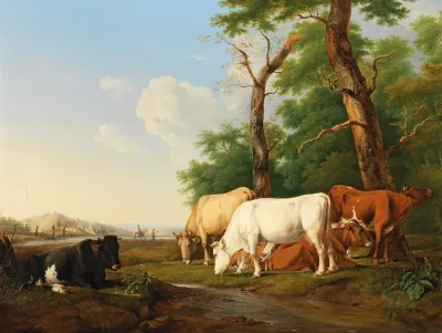 Cows In A Meadow